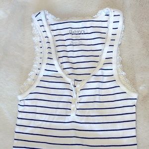 Aero long stretch tank top